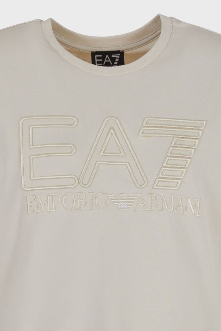 EA7 Emporio Armani T-shirt Beige heren (T-SHIRT - BEIGE - 3DUT05.PJUTZ.1946) - GL Sport (Sluis)
