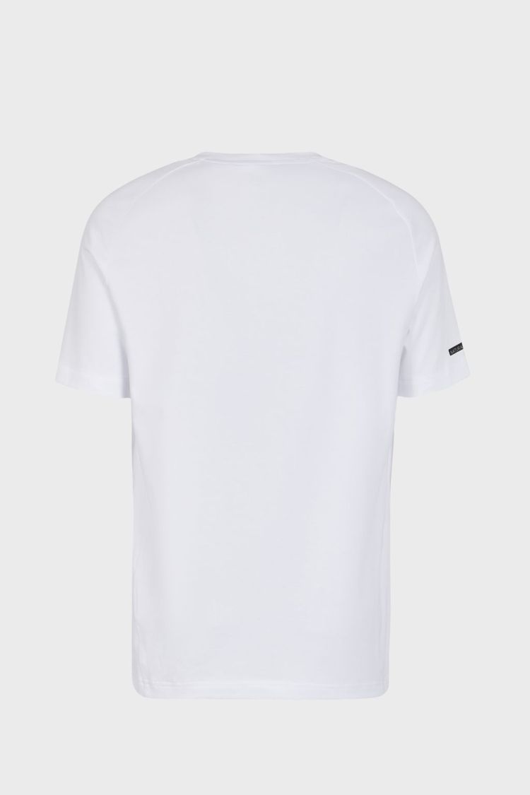EA7 Emporio Armani T-shirt Wit heren (T-SHIRT - WIT - 6RPT22.PJMAZ.1100) - GL Sport (Sluis)