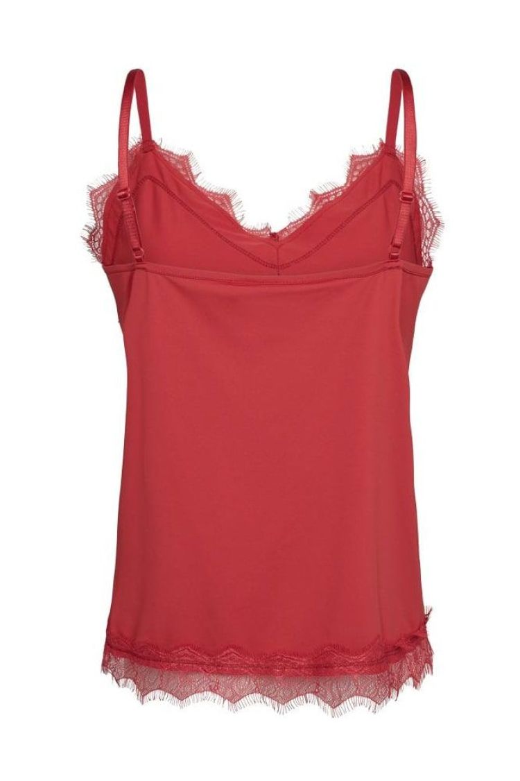 Freequent Top Rood dames (BICCO TOP - ROCOCCO RED - FQBICCO-ST.ROCOCCORED) - GL Sport (Sluis)
