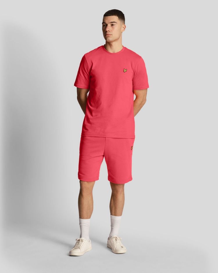 Lyle & Scott T-shirt Roze heren (PLAIN T-SHIRT - TS400VOG.W588) - GL Sport (Sluis)