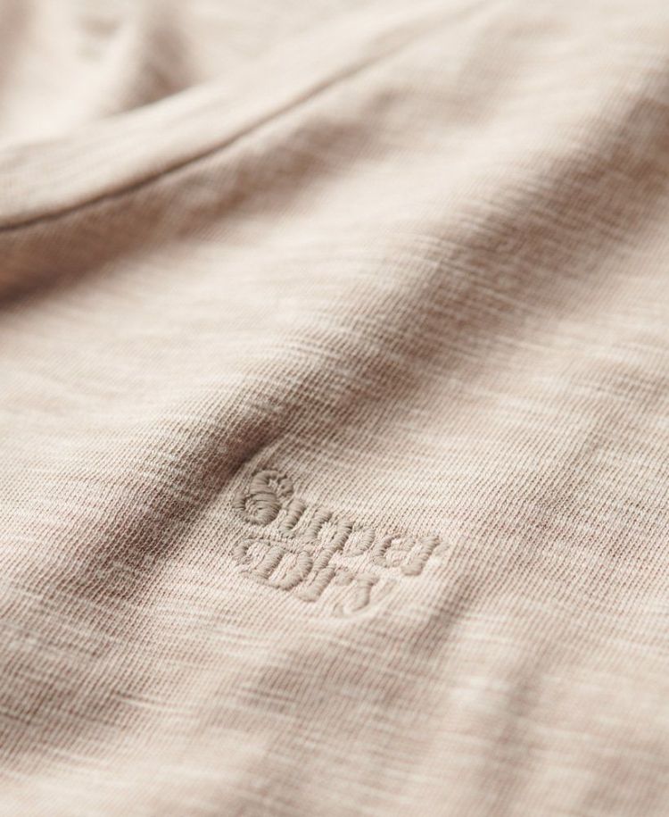 Superdry T-shirt Bruin dames (STUDIOS SLUB EMB VEE TEE - W1011181A.1EX) - GL Sport (Sluis)