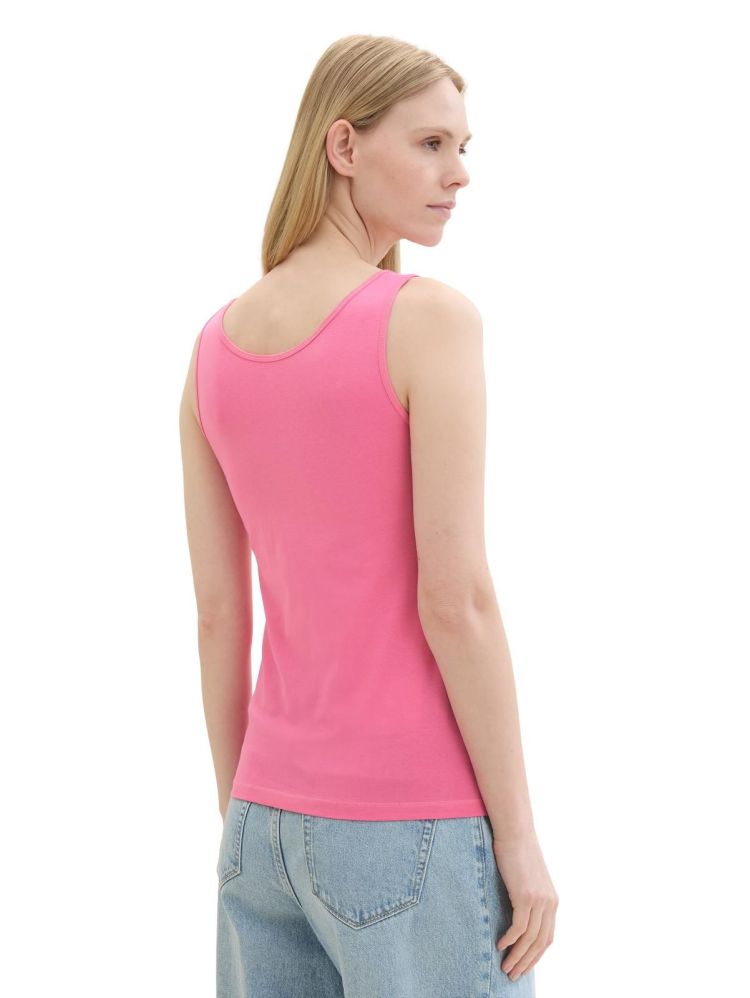 Tom Tailor T-shirt Roze dames (T-SHIRT TOP WIDE CREW NECK - 1040552.15799) - GL Sport (Sluis)